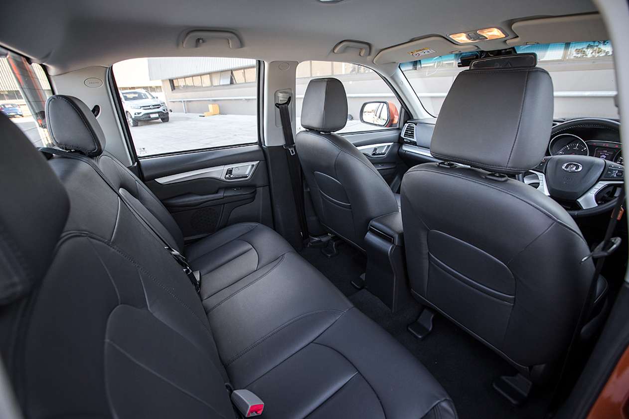 The knee room is tight, but head room is fine.